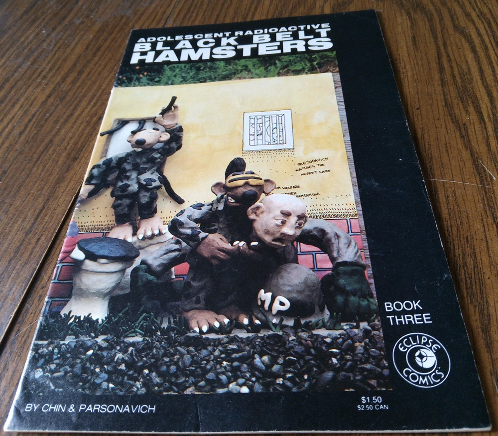 Adolescent Radioactive Black Belt Hamsters #3 July 1986 Eclipse Comics